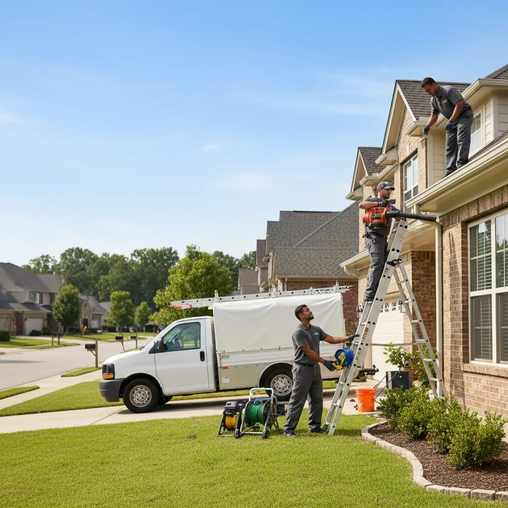 Home Gutter Service in Howe, OK near me
